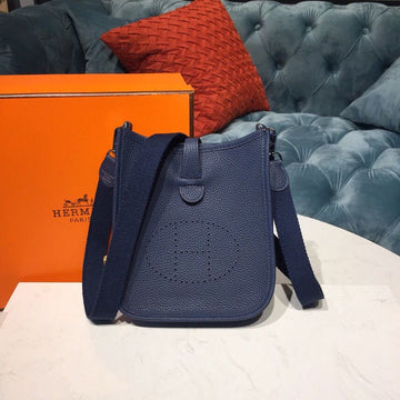 Top Quality Evelyne II TPM Bag Navy For Women SiTop Qualityer Toned Hardware 7.9in/20cm