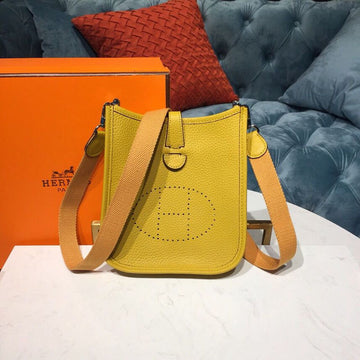 Top Quality Evelyne II TPM Bag Yellow For Women SiTop Qualityer Toned Hardware 7.9in/20cm