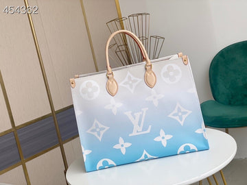 Top Quality Onthego GM Tote Bag Blue For Women 41cm Top Quality M57639