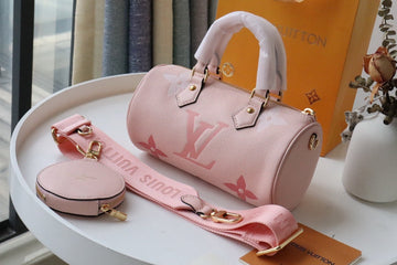 Top Quality Papillon BB Monogram Empreinte Bouton De Rose Pink For Women, WomenÂs Handbags, Shoulder And Crossbody Bags 7.9in/20cm Top Quality M45707
