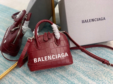 Top Quality Ville Mini Handbag In Dark Red, For Women,  Bags 4.7in/12cm