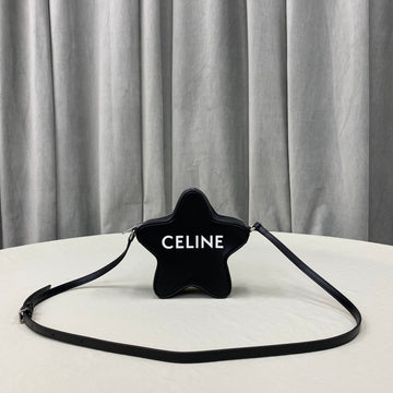 Top Quality Small Etoile With Top Quality Print Black For Women 7in/18cm 198763DW3.38SI