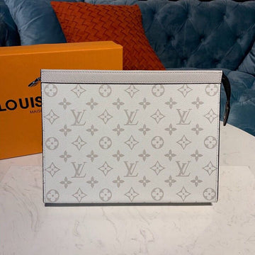 Top Quality Pochette Voyage MM Monogram Eclipse Canvas SiTop Qualityer For Men, Bags, Travel Bags 10.6in/27cm Top Quality