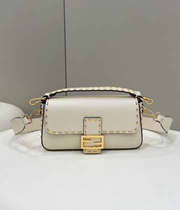 Top QualityTop Quality Mon Baguette Medium White Bag For Woman 28cm/11in 8BR600AHMQF1Top QualityTop QualityR