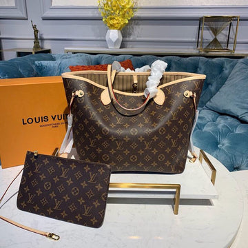 Top Quality Neverfull MM Tote Bag Monogram Canvas For Women, WomenÂs Handbags, Shoulder Bags 12.6in/32cm Top Quality M40995