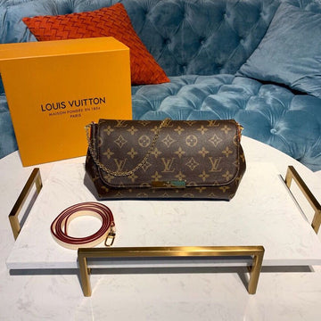 Top Quality Favorite MM Clutch Monogram Canvas For Women, WomenÂs Handbags, Shoulder And Crossbody Bags 10.2in/26cm Top Quality M40718