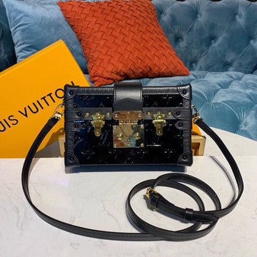 Top Quality Petite Malle Monogram Vernis Black For Women, WomenÂs Handbags, Shoulder And Crossbody Bags 7.9in/19cm Top Quality M54180