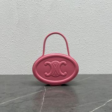 Top Quality Oval Minaudiere Cuir Triomphe PiNike For Women 6in/11.5cmÃÂ 