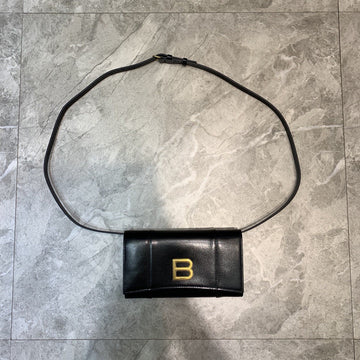 Top Quality Hourglass Wallet Bag In Black, For Women,  Bags 8in/20cm