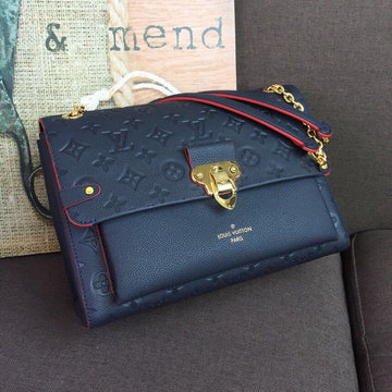 Top Quality Vavin MM Monogram Empreinte Navy Blue For Women, WomenÂs Handbags, Shoulder And Crossbody Bags 9.8in/25cm Top Quality M43925