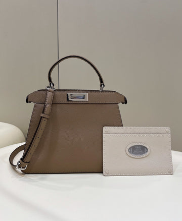 FI Top Quality ISeeU MeTop Qualityum Brown For Women, Handbags, Shoulder Bags 13.1in/33.5cm FF