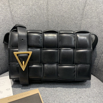 Top Quality Padded Cassette Bag For Women 10.2in/26cm In Black 591970VCQR18425
