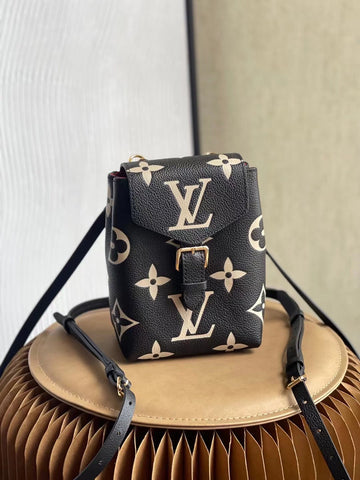 Top Quality Tiny Backpack Monogram Empreinte Black For Women, WoBags 19cm Top Quality M80738