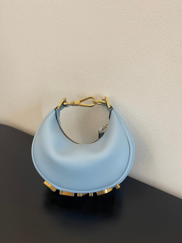 Top QualityTop Quality Nano Top QualityTop Qualitygraphy Blue For Women, Women’s HandBags 6.7in/17cm FF 7AS089