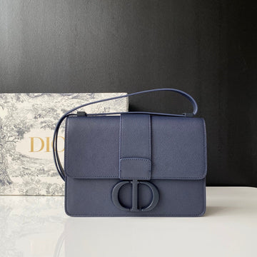 Top Quality Azure Blue GraTop Qualityent Handle Bag For Women 24cm/9.5in CD