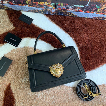 Top Quality Medium Devotion Bag Black For Women 9.4in/24cm Top Quality
