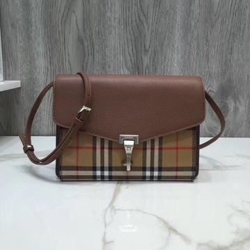 Top Quality Small  Check And Crossbody Bag Brown For Women, Womens Bags 9in/24cm