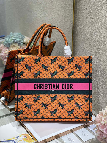 Top Quality Large Book Tote Orange Multicolor, For Women, WomenÂs Handbags 16.5in/42cm CD