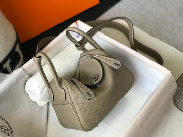 Top Quality Lindy Mini Bag Light Grey With Gold Hardware For Women, WomenÃ¢ÂÂs Handbags, Shoulder And Crossbody Bags 7.5in/19cm
