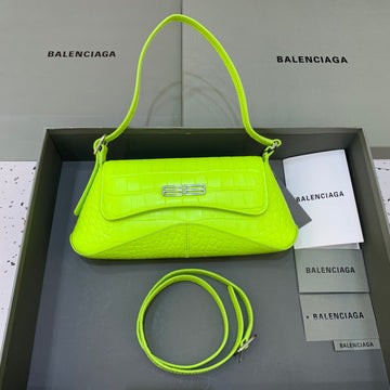 Top Quality XX Small Flap Bag Box Green Neon, For Women,  Bags 10.6in/27cm