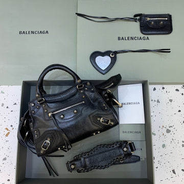 Top Quality Neo Cagole XS Handbag In Black, For Women,  Bags 10.2in/26cm 700940210B01000