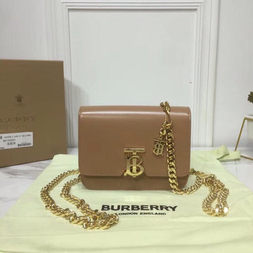 Top Quality Tb Chain Belt Bag Brown For Women, Bags 6.6in/17cm