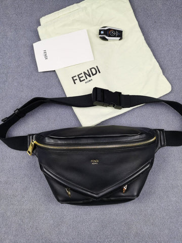 Top QualityTop Quality Little Monster Belt Bag Black For Men, Men’s Bags 7.9in/20cm FF