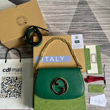 gg Blondie Shoulder Bag Green For Women, Women’s Bags 11in/28cm ggâ