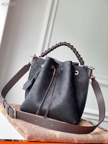 Top Quality Muria Bucket Bag Black For Women,  Shoulder And Crossbody Bags 9.8in/25cm Top Quality M55800