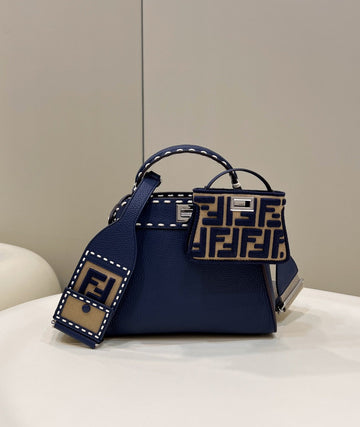 FI Top Quality Small Dark Blue Bag For Woman 23cm/9in