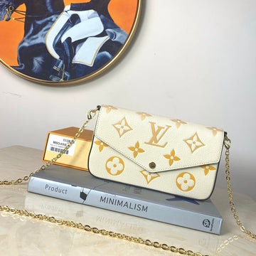 Top Quality Monogram Empreinte Pochette 21cm White