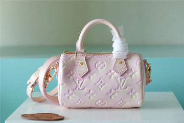 Top Quality Nano Speedy Monogram Empreinte Pink For Women,  Shoulder And Crossbody Bags 16cm/6.3in Top Quality M81508