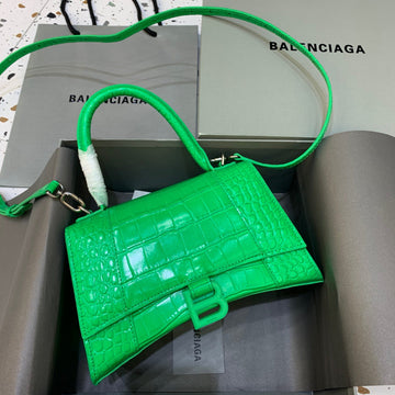 Top Quality Hourglass Small Handbag In Bright Green, For Women,  Bags 9in/23cm