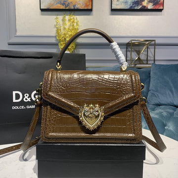 Top Quality Medium Devotion Bag Brown For Women 9.5in/24cm