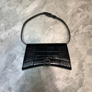 Top Quality Hourglass Handbag In Black, For Women,  Bags 9.8in/25cm