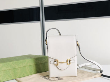 gg Horsebit 1955 Mini Bag For Women White 6.7in/17cm â625615