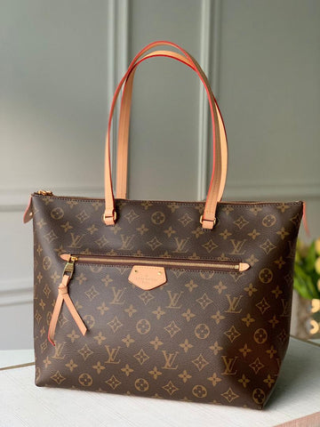 Top Quality Lena MM Bag 34cm Monogram Canvas Fall/Winter Collection M42267, Brown