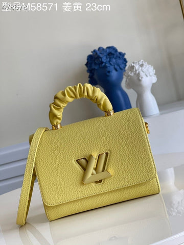 Top Quality Twist MM Ginger Yellow For Women, WomenÂs Handbags, Shoulder And Crossbody Bags 9.1in/23cm Top Quality