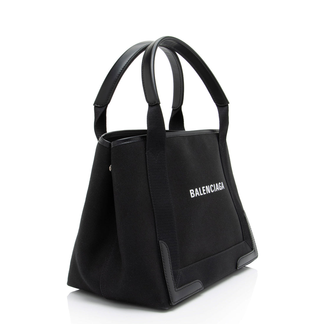 Balenciaga Canvas Logo Cabas Small Tote