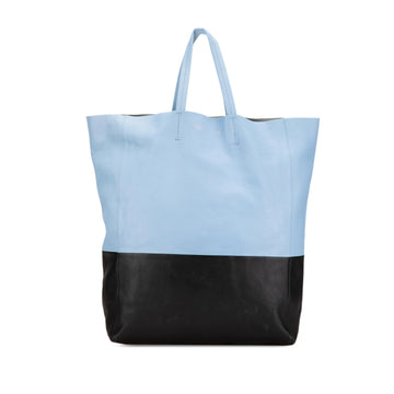 Celine Bicolor Leather Vertical Cabas Tote