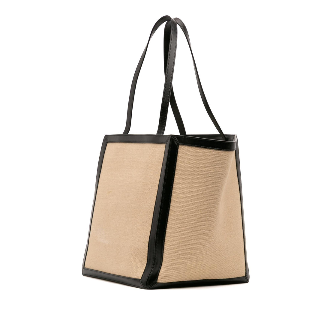 Celine Large Canvas Vertical Square Cabas Tote
