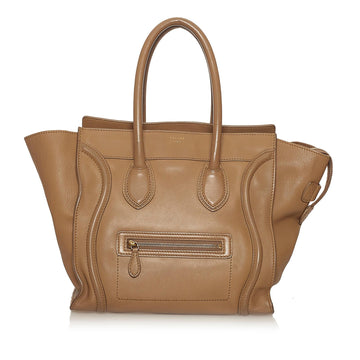 Celine Luggage Tote Leather Handbag (SHG-29341)
