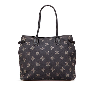 Celine Macadam Denim Tote