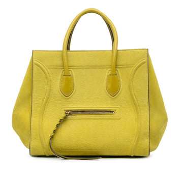 Celine Medium Leather Phantom Luggage Tote