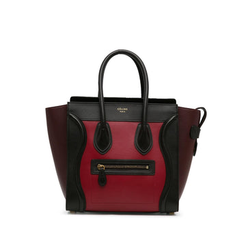 Celine Micro Tricolor Luggage Tote (SHG-xUHh3S)