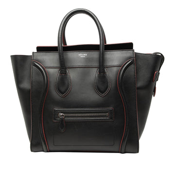 Celine Mini Bicolor Smooth Calfskin Luggage Tote