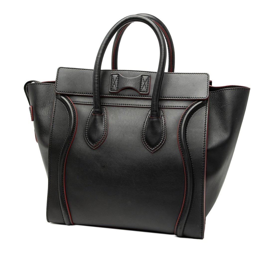 Celine Mini Bicolor Smooth Calfskin Luggage Tote