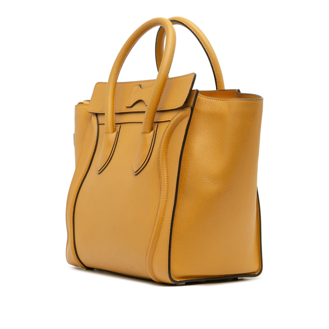 Celine Mini Drummed Calfskin Luggage Tote