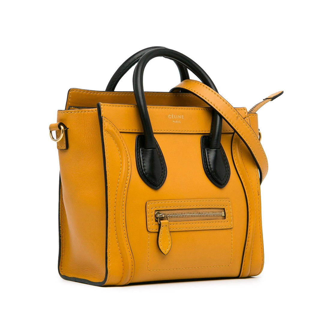 Celine Nano Bicolor Luggage Tote (SHG-e9tKKk)