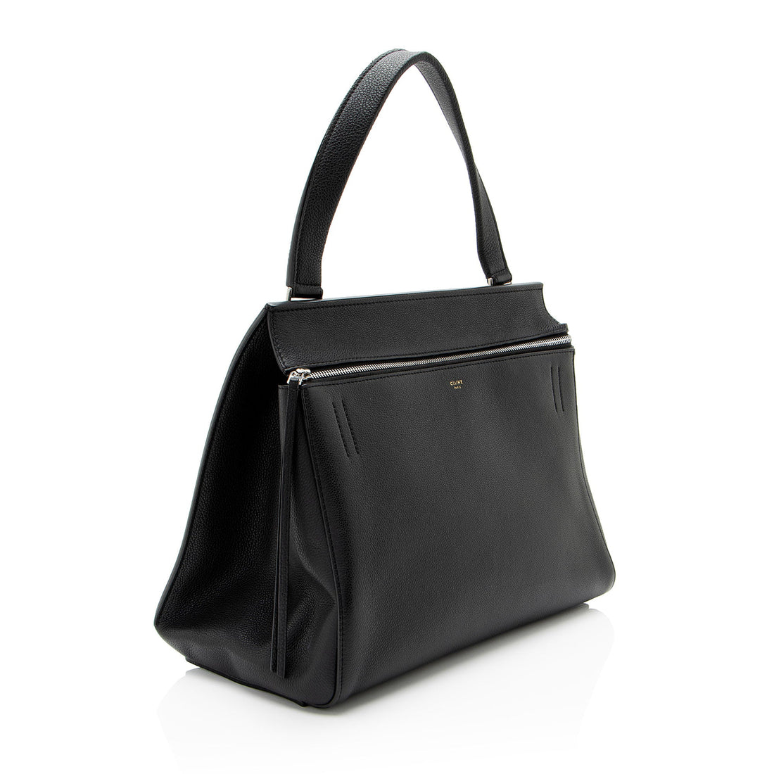 Celine Pebbled Leather Edge Medium Tote (SHF-9b8sDY)